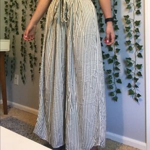 american eagle wide leg flowy pants